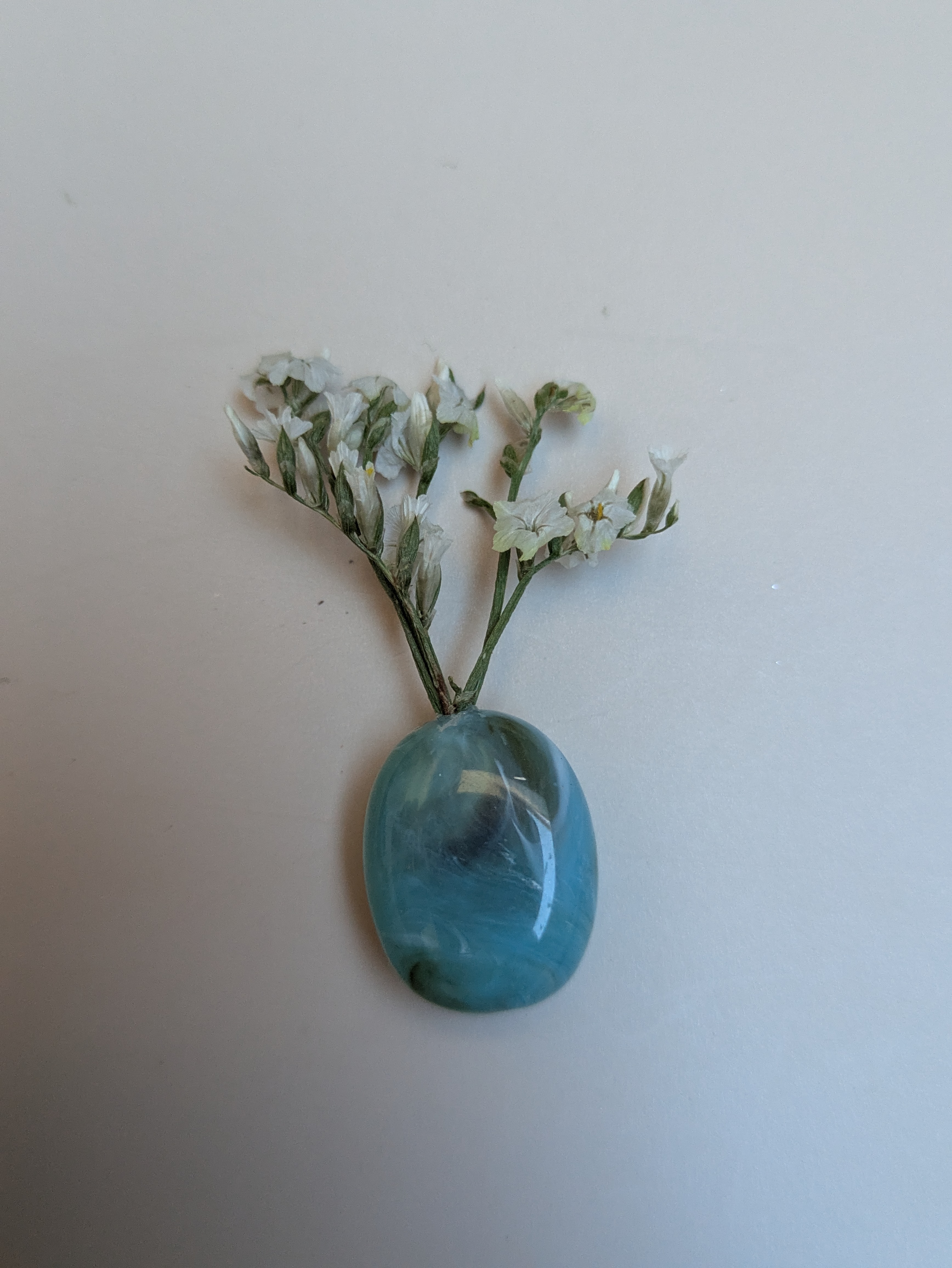 Aimant bleu bouquet