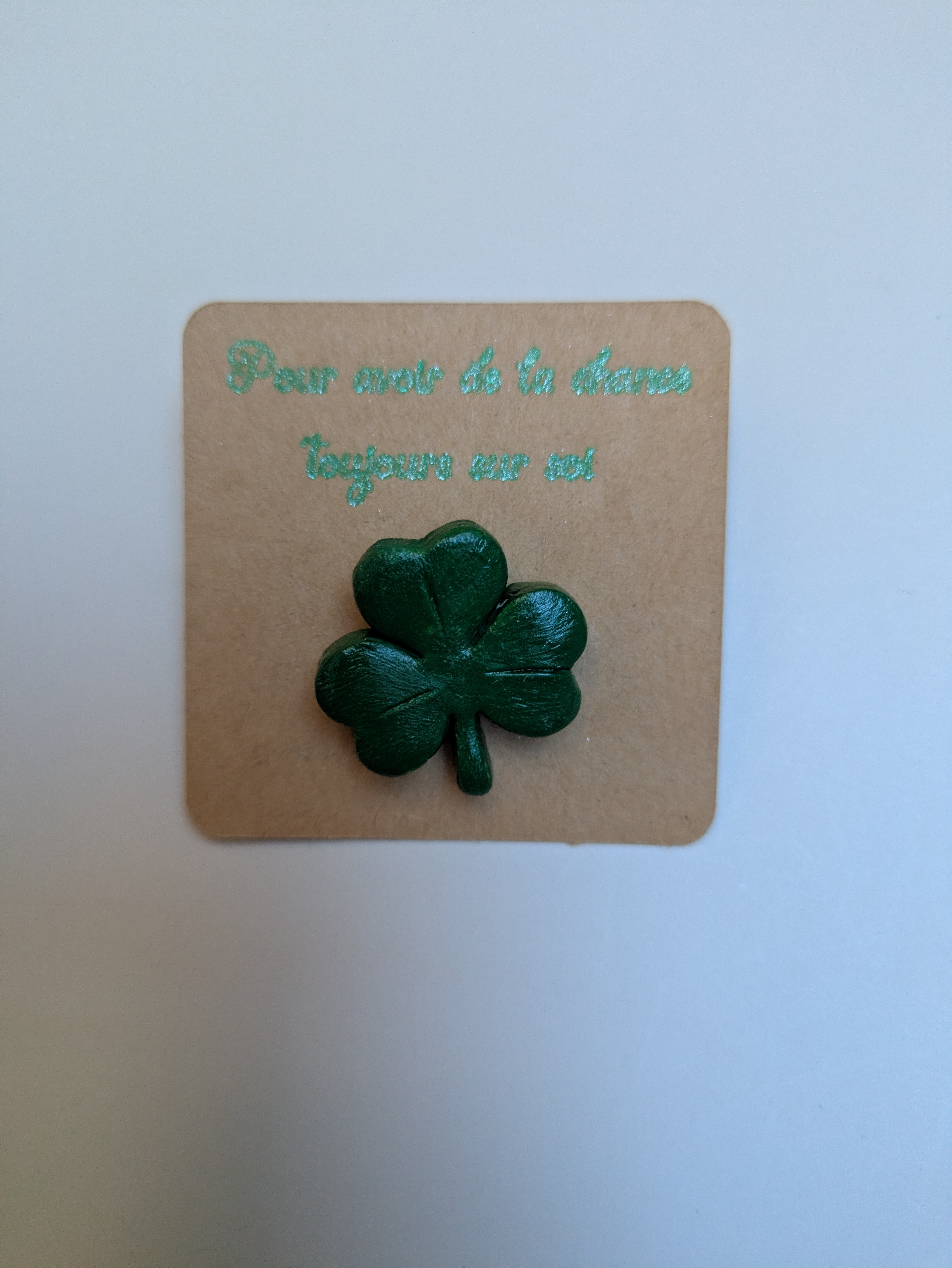 Pin's trèfle 3 Feuilles