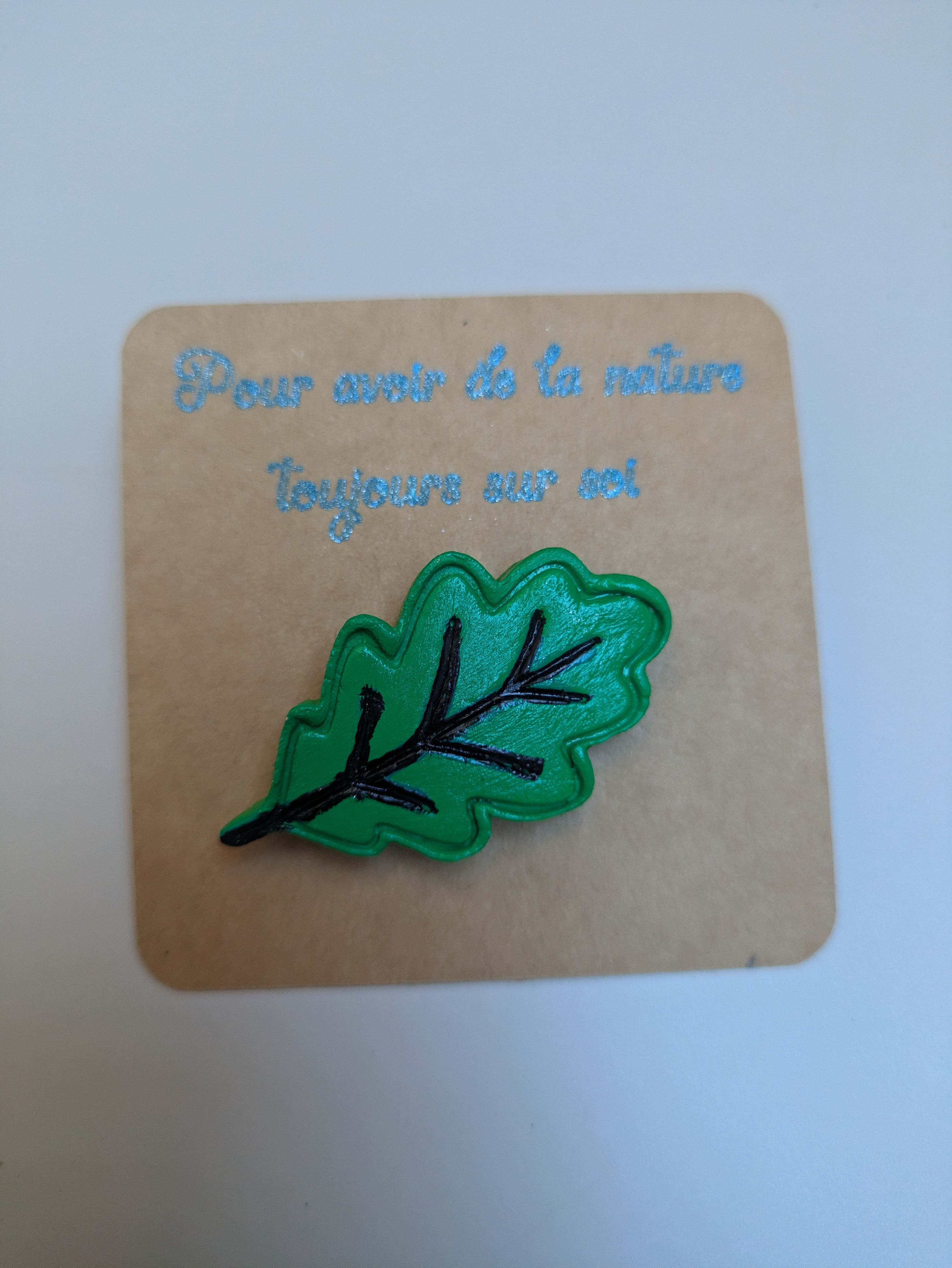 Pin's feuille de chêne 