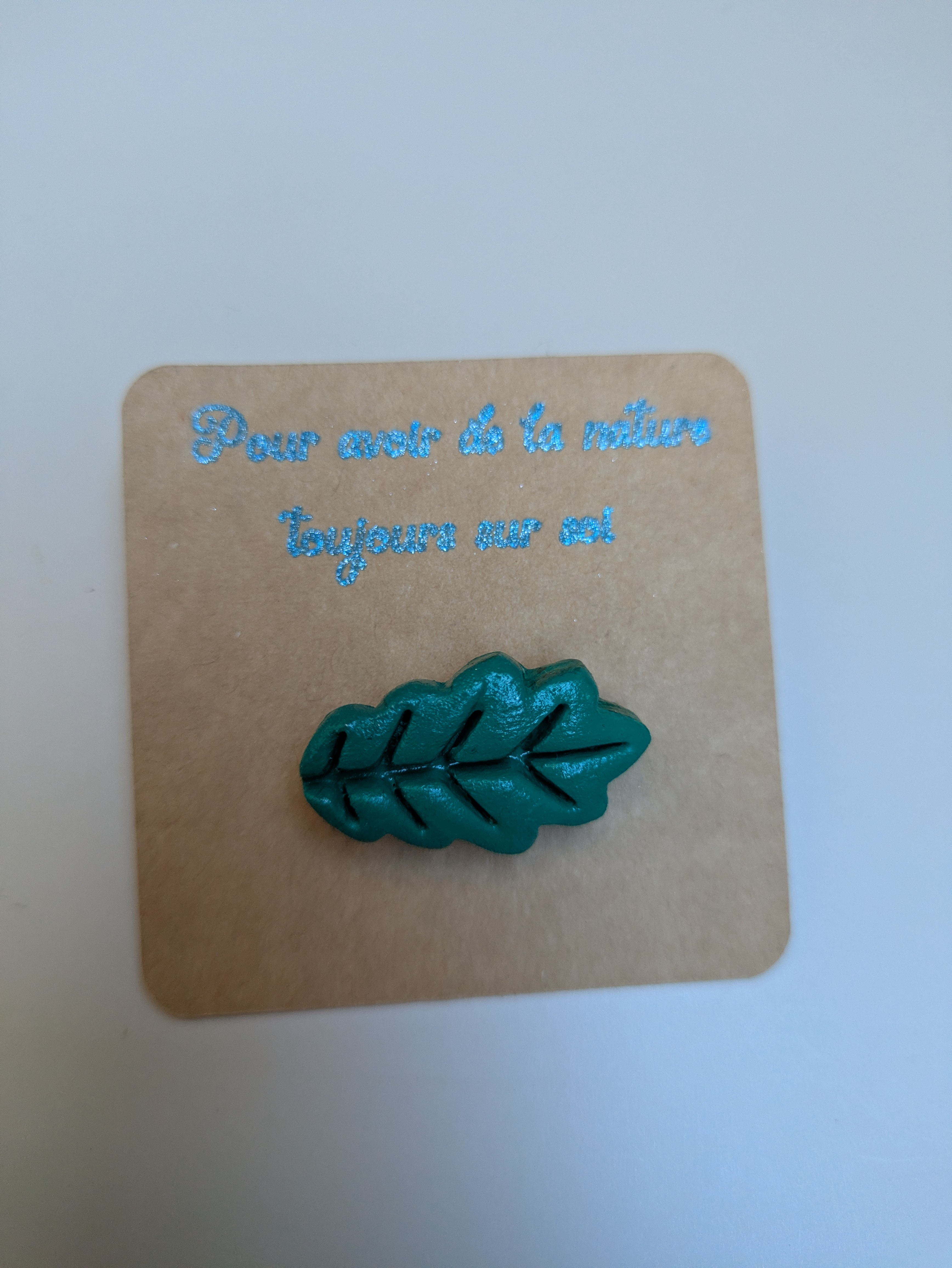 Pin's feuille